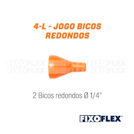 Jogo de Bicos Redondos 1/4