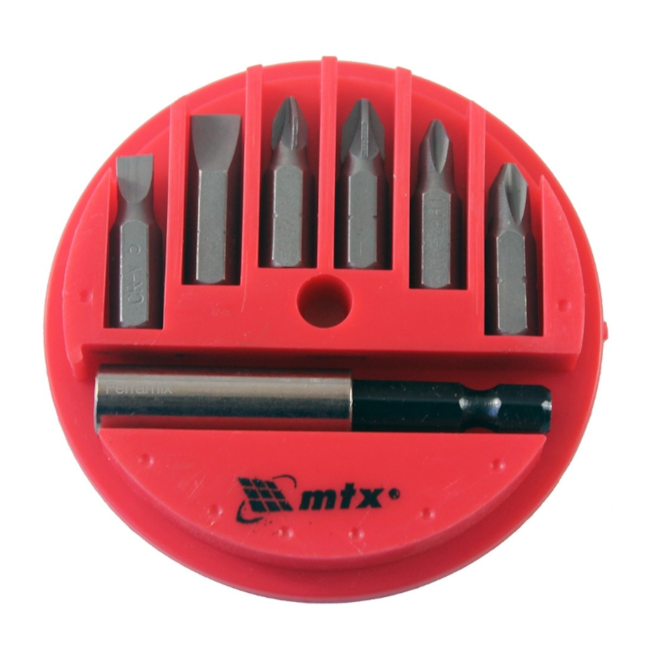 Jogo de Bits + Adaptador Magnético 7 Peças 113929 MTX-a96c929f-5c3e-4456-ac8c-5963d66aeba2
