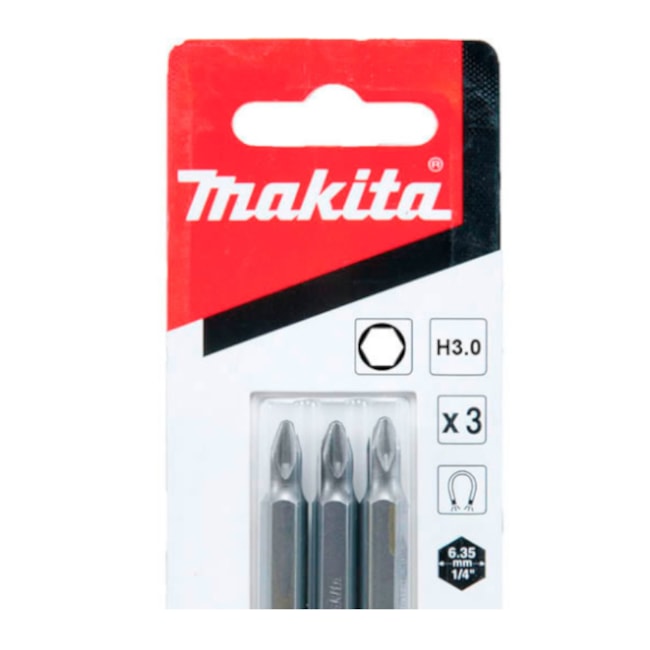 Jogo de Bits Allen de Torção PH3 x 50mm com 3 Peças B-25448 MAKITA-c97b160d-d336-4d88-b11f-9de51e3a707a