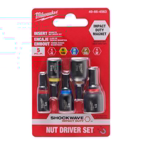 Jogo de Bits Canhão com 5 Peças 49-66-4563 MILWAUKEE-0ba659d9-2399-4873-8487-71e5d0d1e7fc