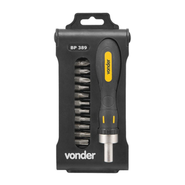 Jogo de Bits com 13 Peças e Encaixe Sextavado 1/4'' 3538389120 VONDER-f13c2b02-0c6c-40ef-b1dc-9490106b2176