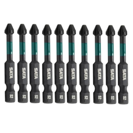 Jogo de Bits de Impacto Phillips Nº1 x 29mm Encaixe 1/4