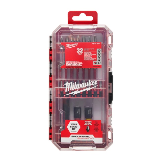 Jogo de Bits de Impacto Shockwave com 32 Peças 48-32-4004 MILWAUKEE-ac2e0b67-5c09-4141-adc1-8f9e4fff4093