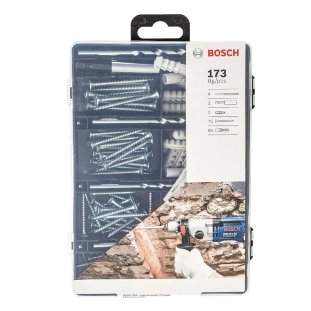 Jogo de Bits e Brocas para Parafusar e Fixar com 173 Peças 2607017506 BOSCH-7d141596-18f6-432a-9d84-cf6ad002a415