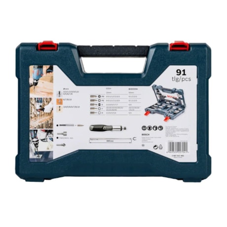 Jogo de Bits e Brocas V-Line com 91 Peças 2607017402 BOSCH-55cc7f4a-5d43-4d1b-bba2-16774e1b9935