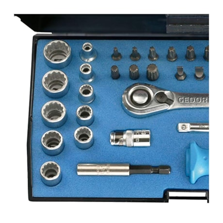 Jogo de Bits e Soquetes 37 Peças D20KMU-20 GEDORE-bdfe688d-94be-4aef-af77-fbd1fcebdf41