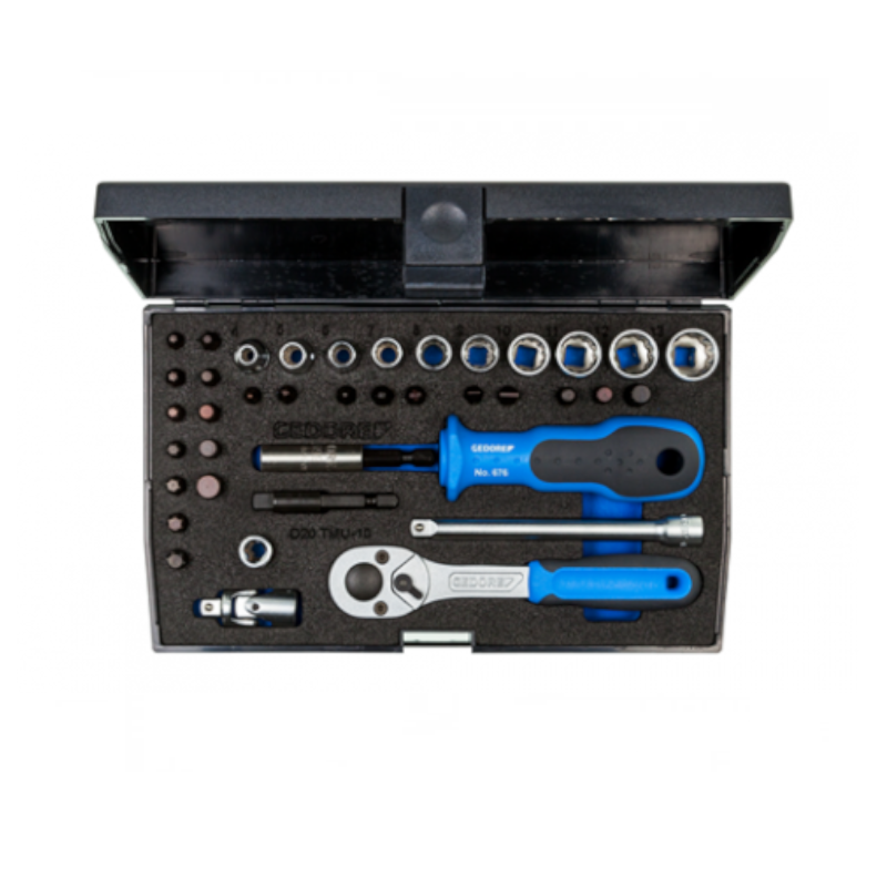 Kit de Bits e Soquetes com 92 Peças G19527AC GAMMA