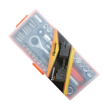 Jogo de Bits e Soquetes com Chave Catraca 40 Peças 13565 SPARTA-37d1bc5b-daa2-45d3-8952-ff2f45c6832a