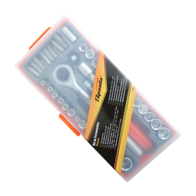 Jogo de Bits e Soquetes com Chave Catraca 40 Peças 13565 SPARTA-61a5ec69-6538-44b1-ba9a-43ce7e5d7270