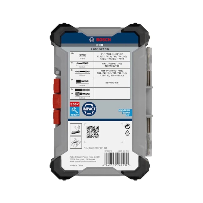 Jogo de Bits e Soquetes Encaixe 1/4