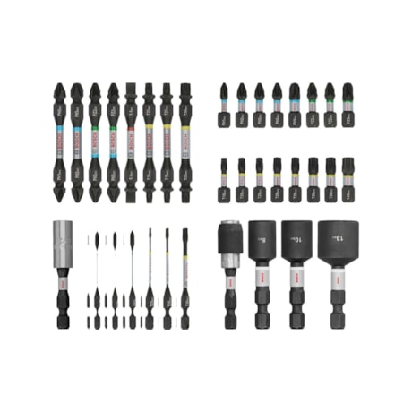 Jogo de Bits e Soquetes Encaixe 1/4