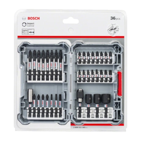 Jogo de Bits e Soquetes Impact Control 36 Peças 2608522365 BOSCH-2b228968-6d9c-42d6-b03d-da0f0161a9df