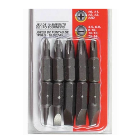 Jogo de Bits Fenda e Phillips com 10 Peças 9617085446 SKIL-fc54fa54-63d7-4b27-a4de-6ccfd12a62a6