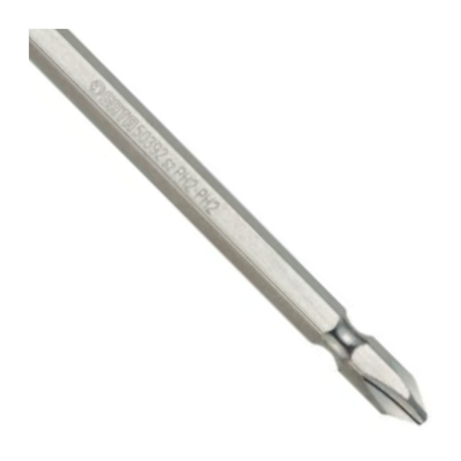 Jogo de Bits Fenda/Phillips NR 2 x 65mm Ponta Dupla Encx 1/4