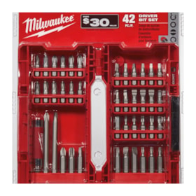 Jogo de Bits Fenda/Phillips/Torx/Hexagonal com 42 Peças 48-32-1551 MILWAUKEE