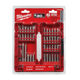 Jogo de Bits Fenda/Phillips/Torx/Hexagonal com 42 Peças 48-32-1551 MILWAUKEE