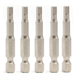 Jogo de Bits Hexagonal 4mm x 50mm Encaixe 1/4