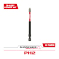 Jogo de Bits Phillips de Impacto PH2 x 89mm Forma E com 5 Peças 48-32-4564 MILWAUKEE