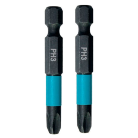 Jogo de Bits Phillips Nº3 x 50 mm de Impacto com 2 Peças B-63731 MAKITA