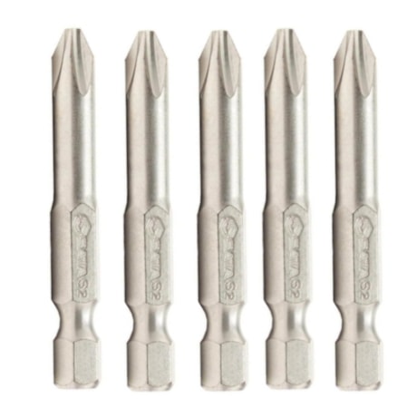 Jogo de Bits Phillips N2 x 50mm Encaixe 1/4