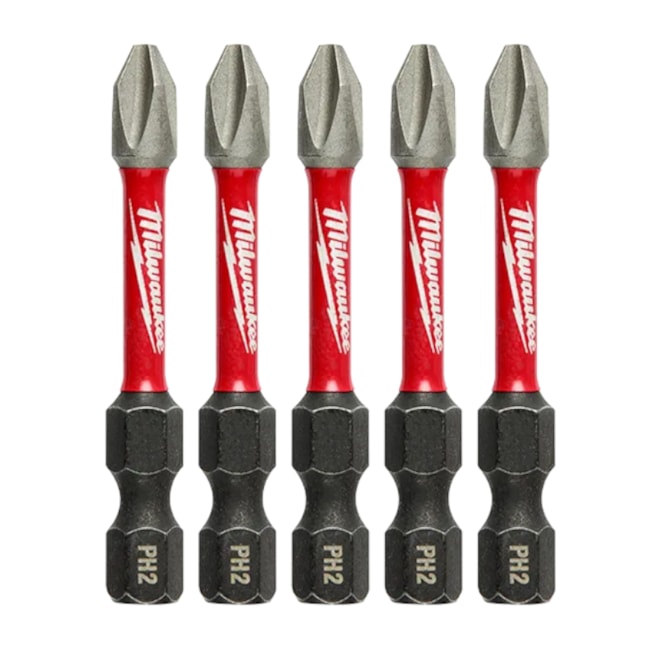 Jogo de Bits Phillips PH2 X 50mm Shockwave com 5 Peças 48-32-4602 MILWAUKEE-75132646-1f27-4430-95b8-165beb309d86