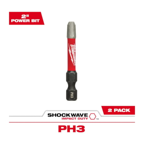 Jogo de Bits Phillips PH3 X 50mm Shockwave com 2 Peças 48-32-4963 MILWAUKEE-8e9b910c-7b5d-4ca4-8e24-466993ff7185