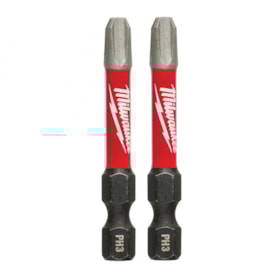 Jogo de Bits Phillips PH3 X 50mm Shockwave com 2 Peças 48-32-4963 MILWAUKEE