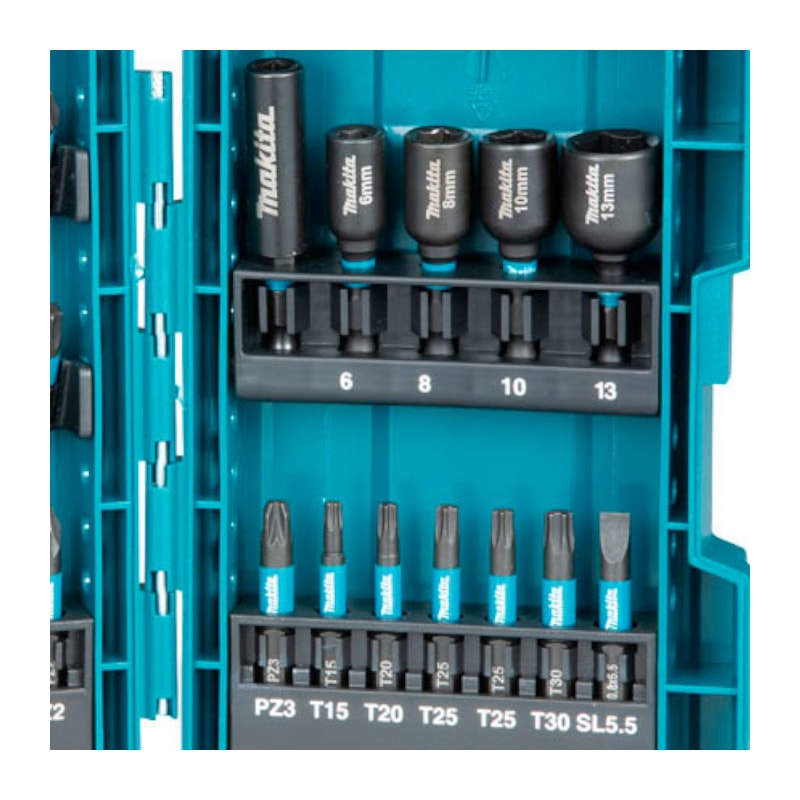 Jogo de Bits Phillips/Pozidriv/Torx/Fenda com 35 Peças B-66880