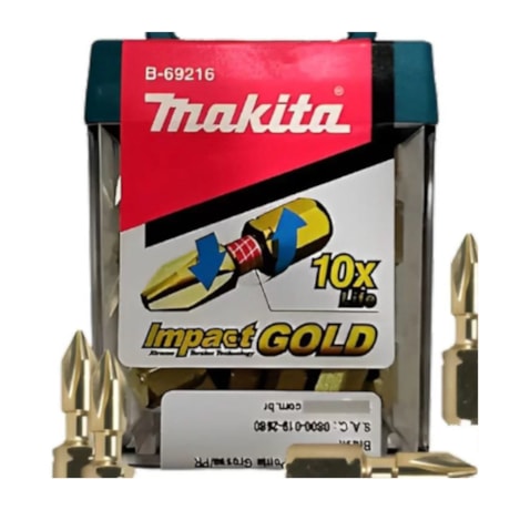 Jogo de Bits Phillips Torção PH2 x 25mm com 20 Peças B-69216 MAKITA-6b3095a2-9efb-49a2-88af-35ded3dfe5f2