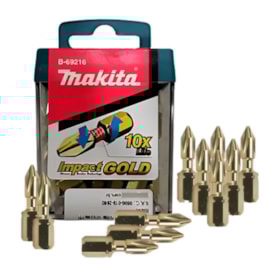 Jogo de Bits Phillips Torção PH2 x 25mm com 20 Peças B-69216 MAKITA