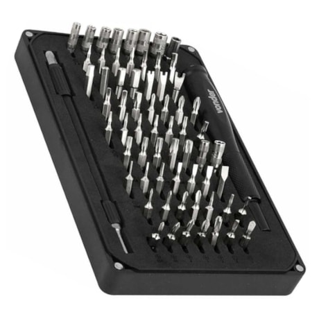 Jogo de Bits/Ponteiras de Precisão Encx Sextavado de 4 mm com 66 peças 3538066000 VONDER-48ac0d0e-d95c-4615-aba7-ef9cff8671ef