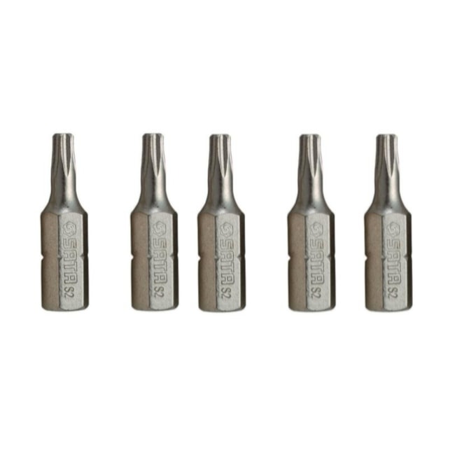 Jogo de Bits Torx T10 x 25mm Encaixe 1/4