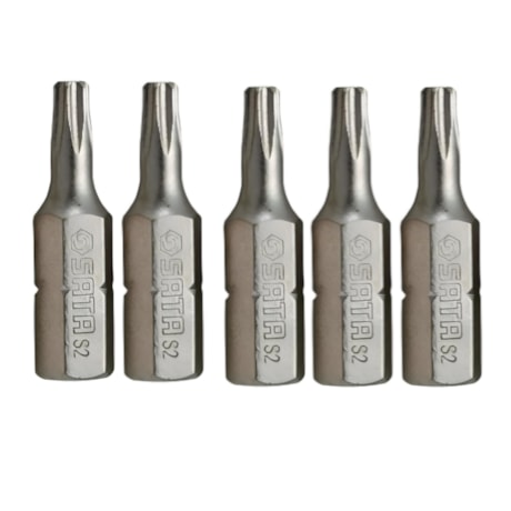 Jogo de Bits Torx T27 x 25mm Encaixe 1/4