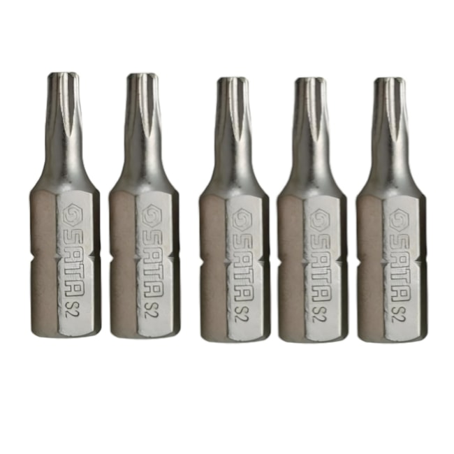 Jogo de Bits Torx T27 x 25mm Encaixe 1/4