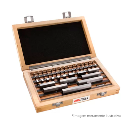 Jogo de Blocos Padrão em Aço com 32 Peças Classe 1 520.000 KINGTOOLS-c9a368e1-a0d9-4fd9-b143-78c2c5653927