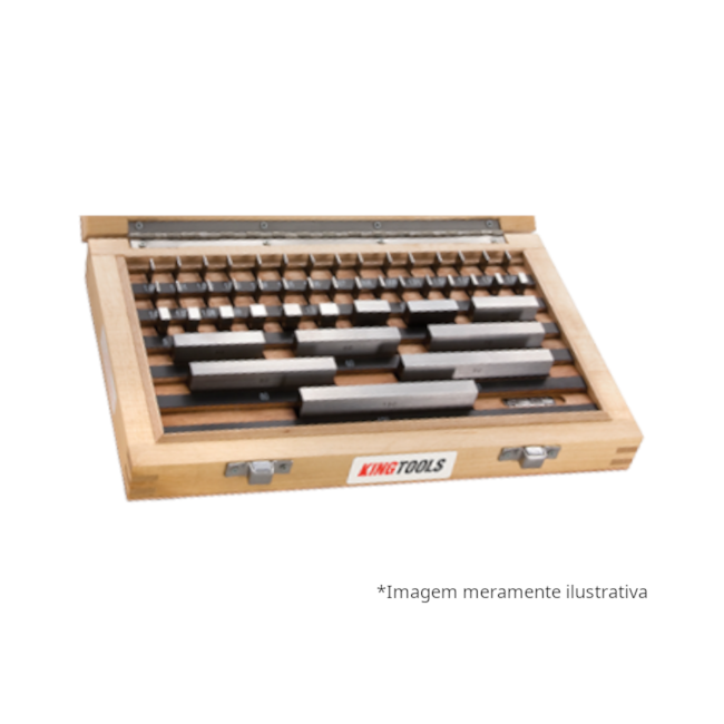 Jogo de Blocos Padrão em Aço com 47 Peças Classe 1 520.003 KINGTOOLS-2921b02c-205b-4c8a-88cd-ba8f0df97a0c