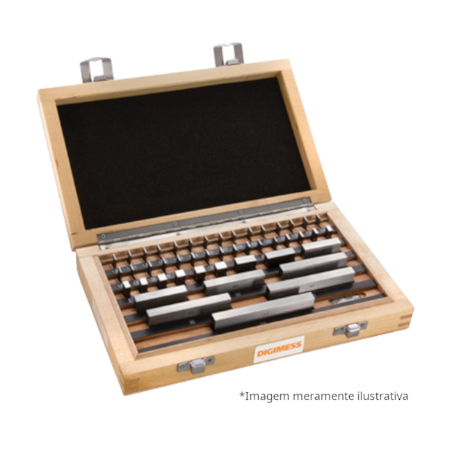 Jogo de Blocos Padrão em Aço com 9 Peças Classe 0 150.339 DIGIMESS-6ede4c5f-2b3a-4999-8bd4-c9881a0f72d6