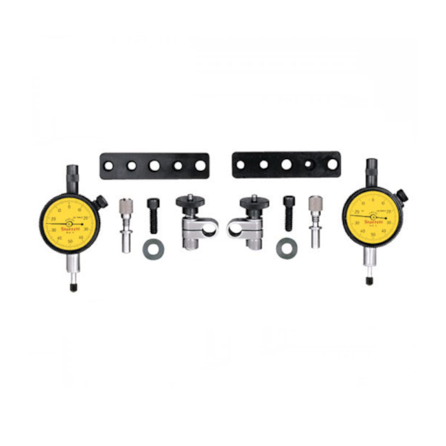 Jogo de Braçadeiras p/ Alinhamento de Eixos c/ Relógio Comparador em Milímetros 16 Peças S668MDZ STARRETT-d4445ac1-3d55-4265-ae86-573895d1ff25