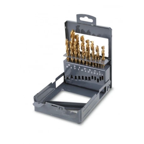 Jogo de Broca Aço Rápido para Metais 1.0 a 10.0mm DIN 338N TIN 49 Peças 412/SP91 BETA-7017e847-d814-4da6-baaf-7baa691af91b