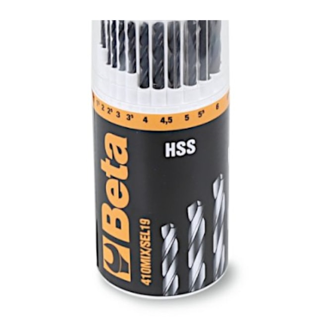 Jogo de Broca HP HSS/Concreto 1.0 a 10.0mm 19 Peças TTX 410MIX/SEL19 BETA-9bc3d87b-210e-4c6e-adcf-bbea06f5ae32