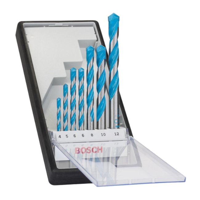 Jogo de Broca Multimaterial 4 a 12mm 7 Peças 2607010543 BOSCH-29b0949c-9b4b-4f9f-9e30-d5cf51591334