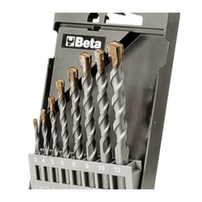 Jogo de Broca para Concreto DIN 8039 3.0 a 12.0mm 8 Peças 417/SP8 BETA-3df63178-328a-47e9-b3b9-5a9c30092277