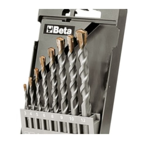 Jogo de Broca para Concreto DIN 8039 3.0 a 12.0mm 8 Peças 417/SP8 BETA-792fe0cd-2bf0-4af7-b751-43396d65b7a2