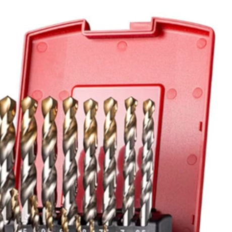 Jogo de Brocas 1 à 10mm Din 338 com Afiação em Cruz 19 Peças A002 DORMER -2971627b-76ca-4613-999d-edb21bdd8582