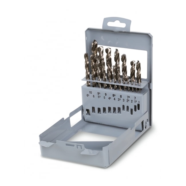 Jogo de Brocas Aço Rápido HSS-Co para Metais 1.0 a 10.0mm 19 Peças 415/SP19 BETA-eecdc7ef-9e14-4e81-9e05-021a17174c98