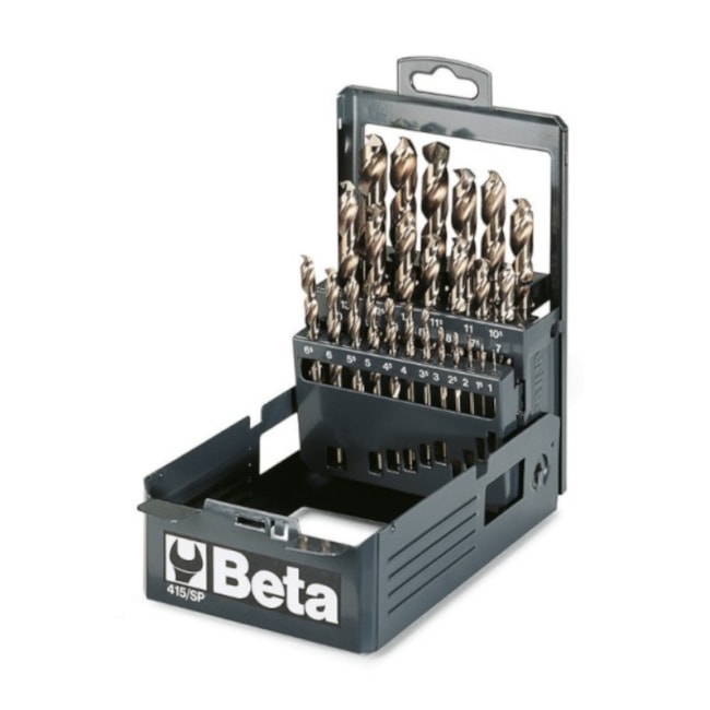 Jogo de Brocas Aço Rápido HSS-Co para Metais 1.0 a 13.0mm 49 Peças 415/SP25 BETA-ab374014-d32e-4ac1-9bbf-8bad201690cf