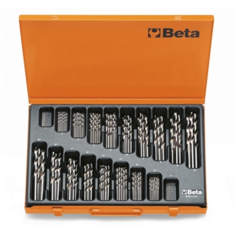 Jogo de Brocas Aço Rápido para Metais 1.0 a 10.0mm 150 Peças 412/C150 BETA-8877df98-3619-404e-8be2-9fb850cdd44f