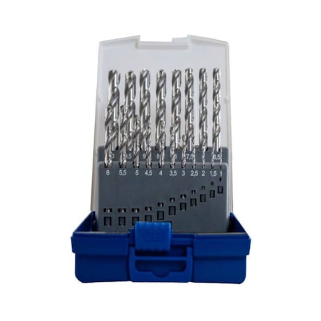 Jogo de Brocas Aço Rápido para Metais 1 à 10mm Din 338 19 Peças TW104 LENOX TWILL-fbb5f905-e25e-4d2d-b840-61b44b04aa21