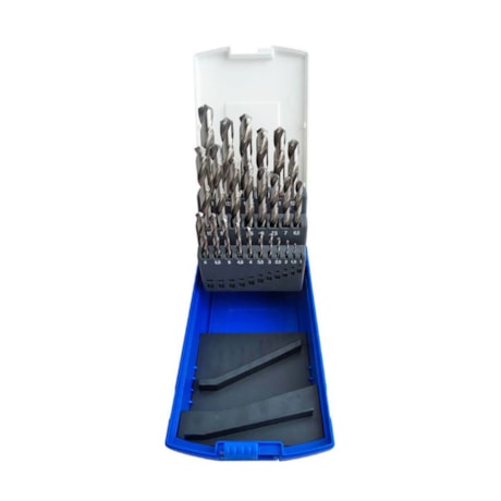 Jogo de Brocas Aço Rápido para Metais 1 à 13mm Dim 338 25 Peças TW104 LENOX TWILL-a8724a3e-95c8-490d-93fe-fea258b5e543