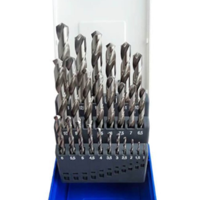 Jogo de Brocas Aço Rápido para Metais 1 à 13mm Dim 338 25 Peças TW104 LENOX TWILL-f51cb2fb-6336-4f2f-9457-21297ad2cfc1